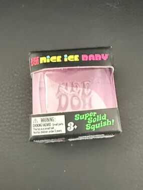 Purple TikTok viral  Nice Ice Baby Super Solid Squish Pink Squishy